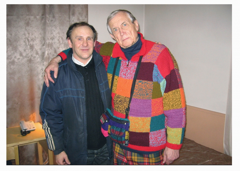 Евгений Евтушенко и Николай Абрамов